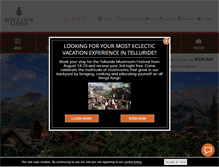 Tablet Screenshot of mountainlodgetelluride.com